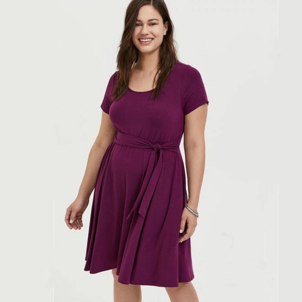 Size 1 Purple Torrid Dress